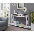 Tavolo Consolle Tucson Deluxe con ripiano - Breighton Home