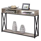 Tavolo Consolle Tucson Deluxe con ripiano - Breighton Home