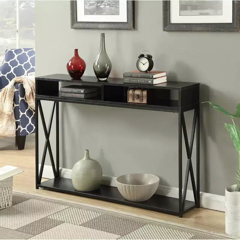 Tavolo Consolle Tucson Deluxe con ripiano - Breighton Home