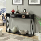 Tavolo Consolle Tucson Deluxe con ripiano - Breighton Home