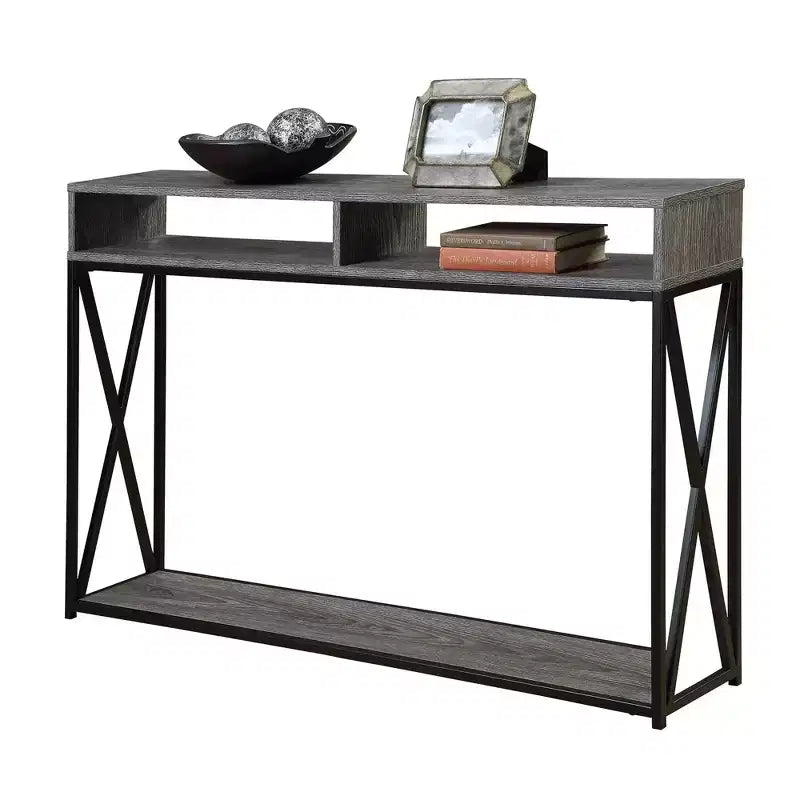 Tavolo Consolle Tucson Deluxe con ripiano - Breighton Home