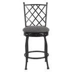 Sgabello da bar Tristan in metallo altezza bancone - HomePop