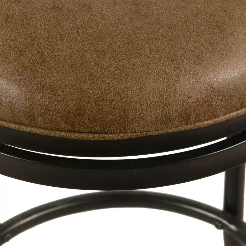 Sgabello da bar Tristan in metallo altezza bancone - HomePop