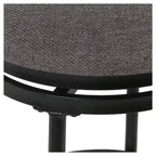 Sgabello da bar Tristan in metallo altezza bancone - HomePop