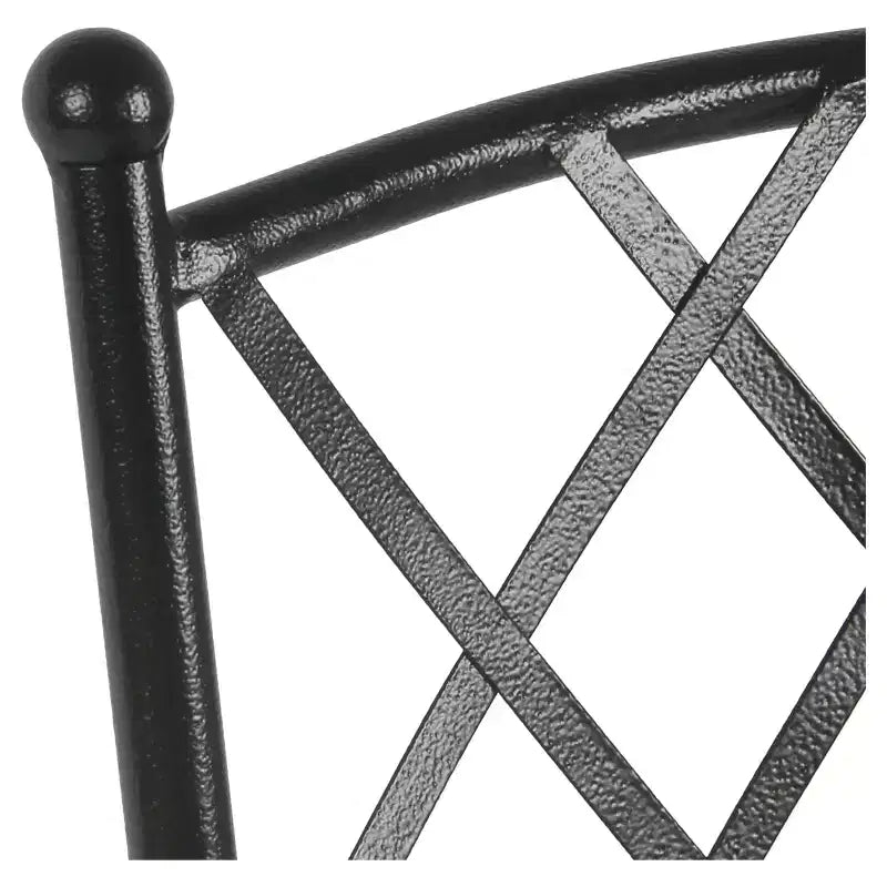 Sgabello da bar Tristan in metallo altezza bancone - HomePop
