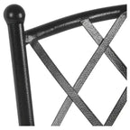 Sgabello da bar Tristan in metallo altezza bancone - HomePop