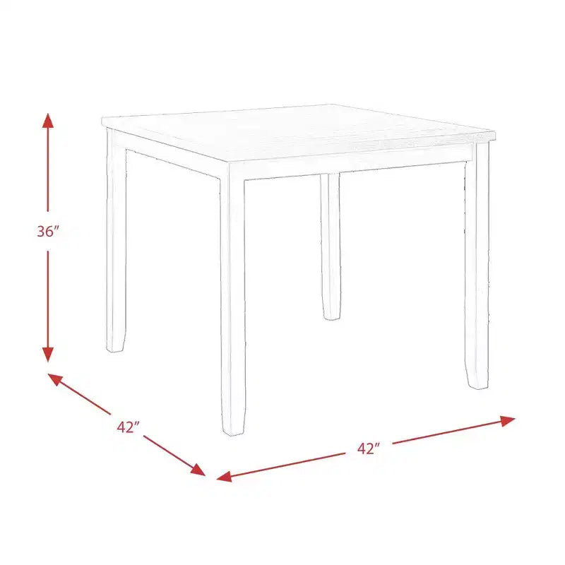 Set da pranzo da 5 pezzi altezza bancone Kona - Picket House Furnishings
