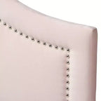 Testata Rita Velvet - Rosa chiaro - Baxton Studio