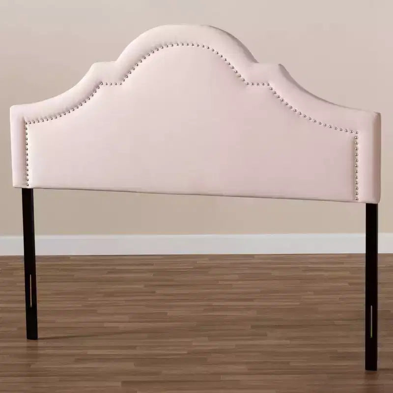 Testata Rita Velvet - Rosa chiaro - Baxton Studio