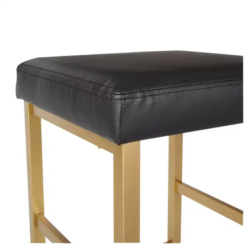 Sgabello da bar per altezza bancone senza schienale dorato 26 - OSP Home Furnishings