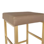 Sgabello da bar per altezza bancone senza schienale dorato 26 - OSP Home Furnishings