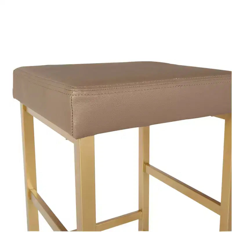 Sgabello da bar per altezza bancone senza schienale dorato 26 - OSP Home Furnishings