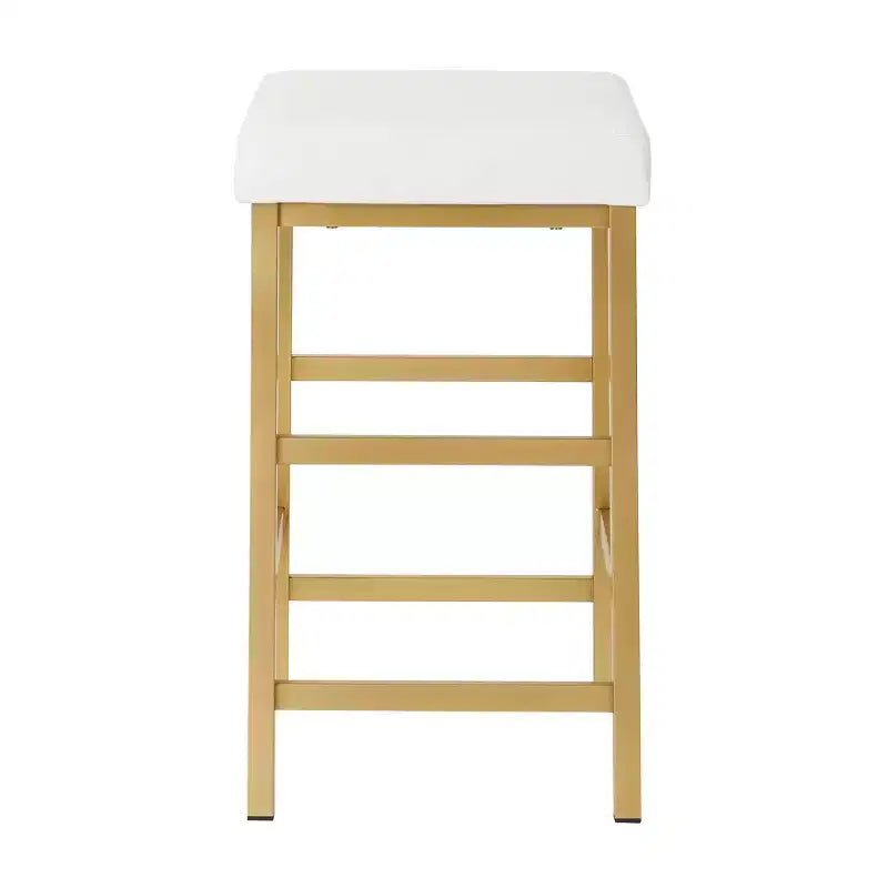 Sgabello da bar per altezza bancone senza schienale dorato 26 - OSP Home Furnishings
