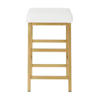 Sgabello da bar per altezza bancone senza schienale dorato 26 - OSP Home Furnishings
