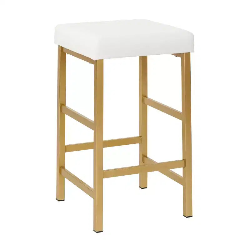 Sgabello da bar per altezza bancone senza schienale dorato 26 - OSP Home Furnishings