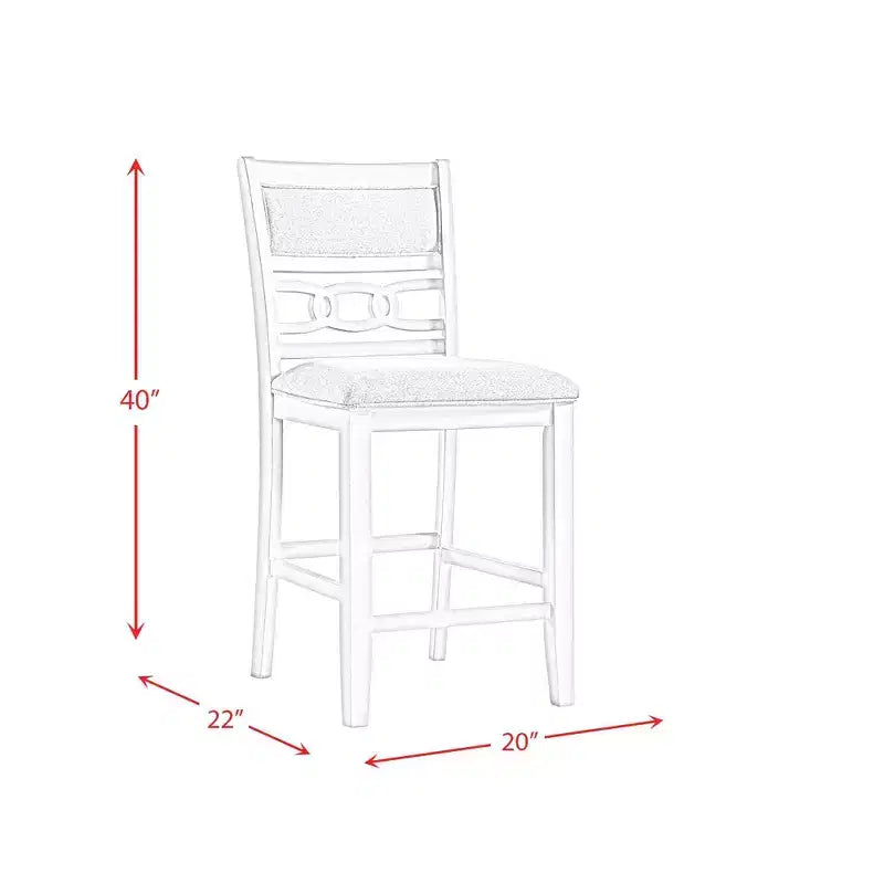Set di 2 sedie Taylor ad altezza bancone - Picket House Furnishings