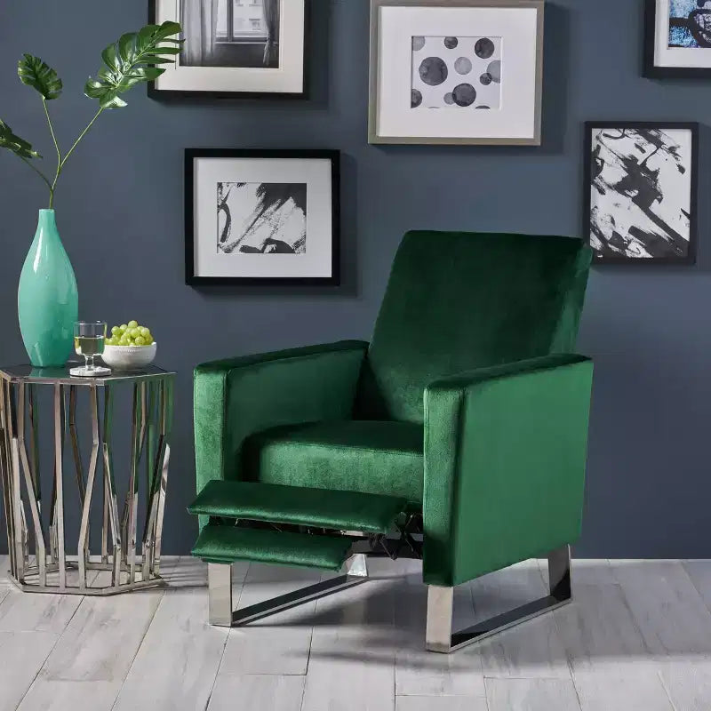 Poltrona reclinabile moderna Brightwood con gambe alte a spinta - Christopher Knight Home