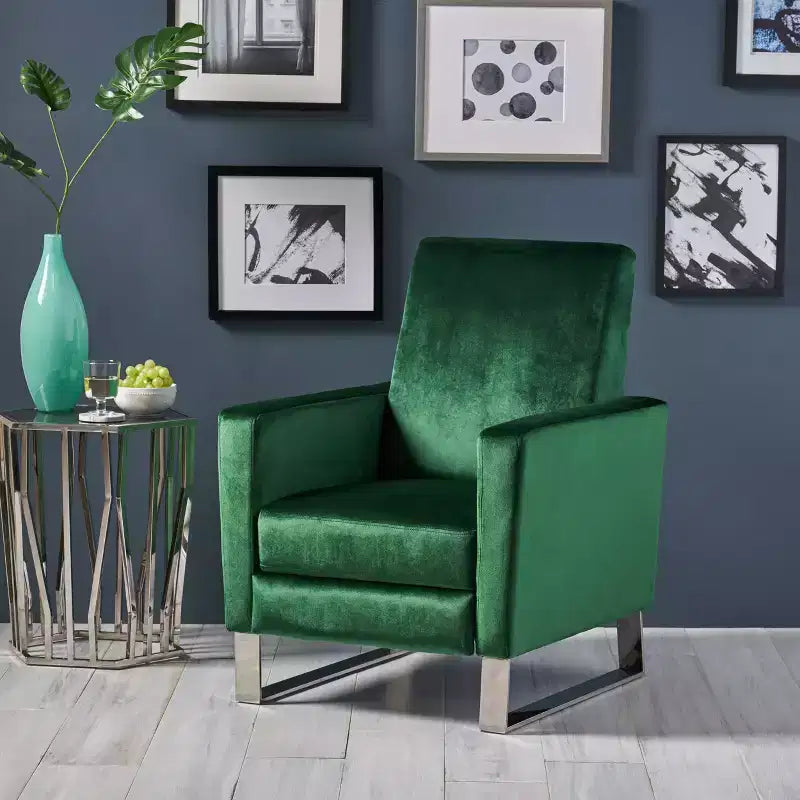 Poltrona reclinabile moderna Brightwood con gambe alte a spinta - Christopher Knight Home