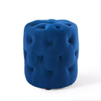 Pouf rotondo Amour Tufted Button in velluto ad alte prestazioni - Modway