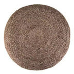 Maron Pouf Rotondo Contemporaneo Rosa/Naturale - WyndenHall