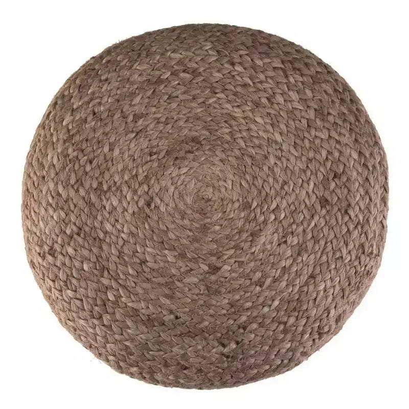 Maron Pouf Rotondo Contemporaneo Rosa/Naturale - WyndenHall