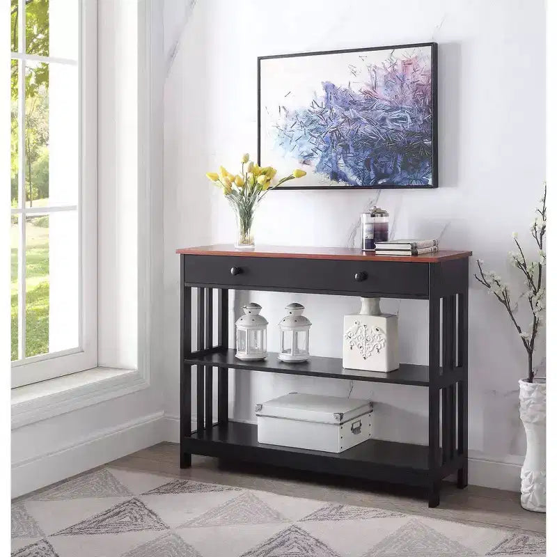 Console da tavolo a cassetto singolo Mission 1 - Breighton Home