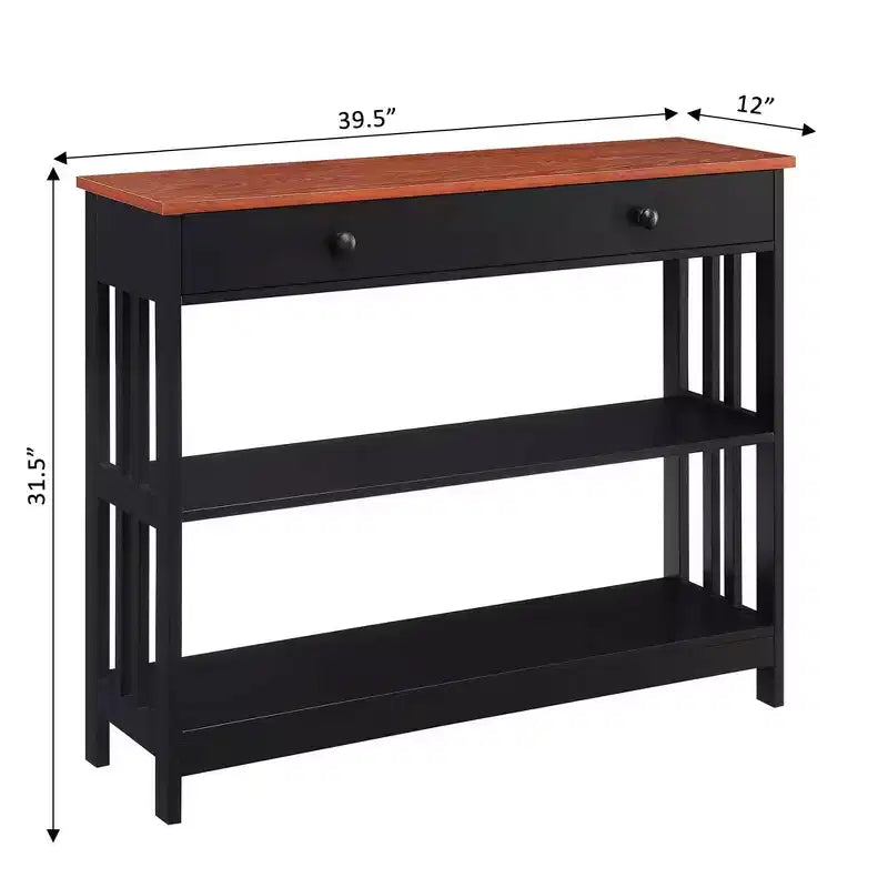 Console da tavolo a cassetto singolo Mission 1 - Breighton Home