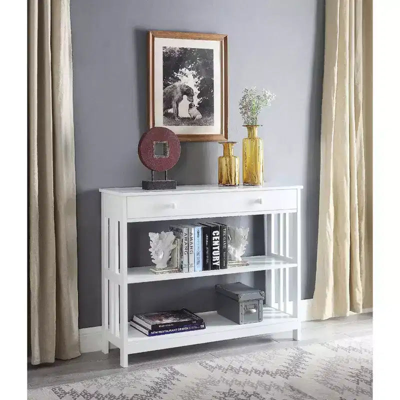 Console da tavolo a cassetto singolo Mission 1 - Breighton Home