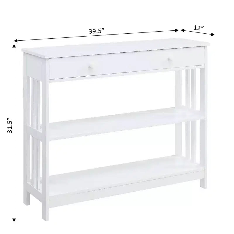 Console da tavolo a cassetto singolo Mission 1 - Breighton Home