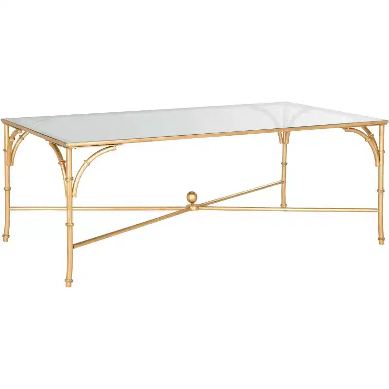 Tavolino Maurice - Oro/Vetro - Safavieh