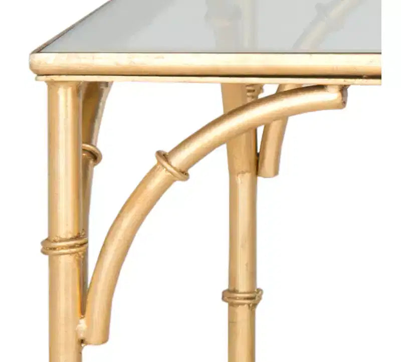 Tavolino Maurice - Oro/Vetro - Safavieh