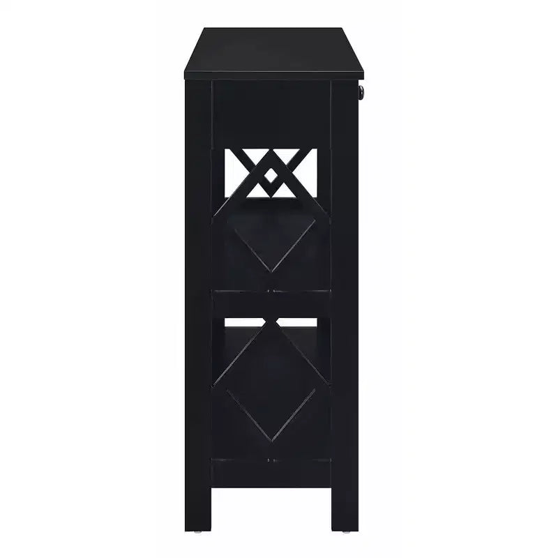 Diamond 1 Drawer Console Table - Johar Furniture