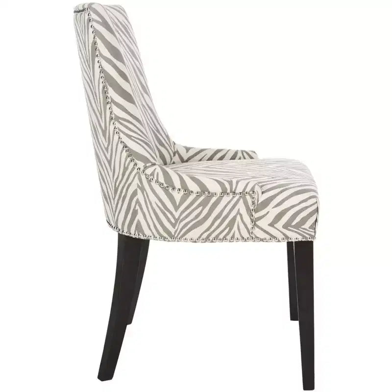 Sedia da pranzo Becca 19 H con finitura a borchie - MCR4502 - Safavieh Couture