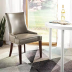 Sedia da pranzo Becca 19 H con finitura a borchie - MCR4502 - Safavieh Couture