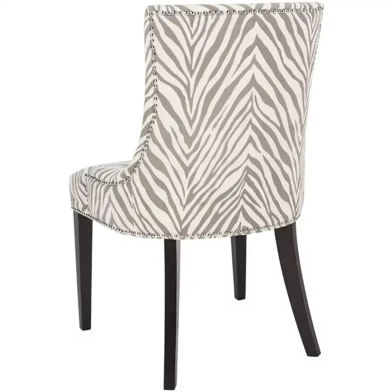 Sedia da pranzo Becca 19 H con finitura a borchie - MCR4502 - Safavieh Couture
