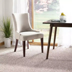 Sedia da pranzo Becca 19 H con finitura a borchie - MCR4502 - Safavieh Couture