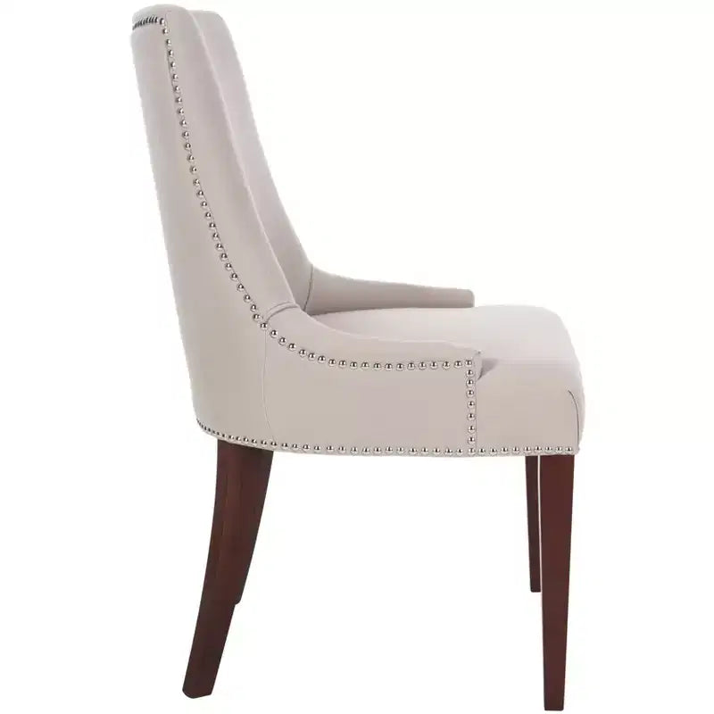 Sedia da pranzo Becca 19 H con finitura a borchie - MCR4502 - Safavieh Couture