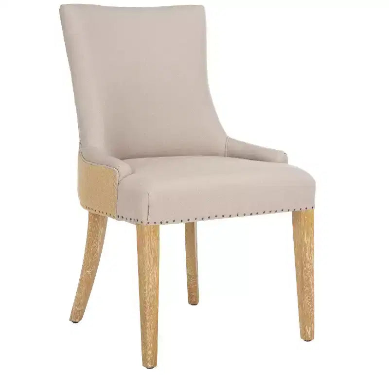 Sedia da pranzo Becca 19 H con finitura a borchie - MCR4502 - Safavieh Couture