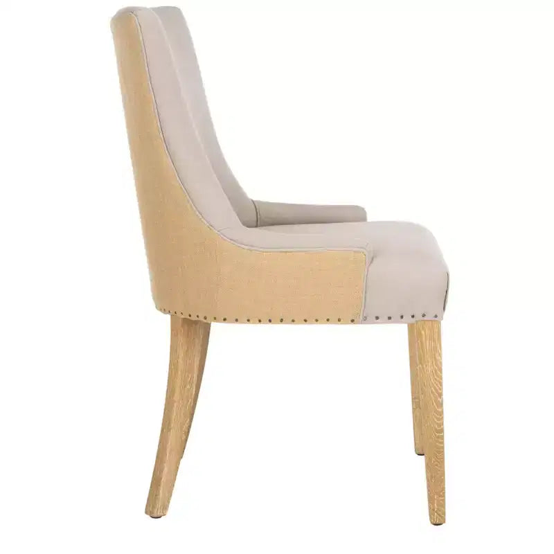 Sedia da pranzo Becca 19 H con finitura a borchie - MCR4502 - Safavieh Couture