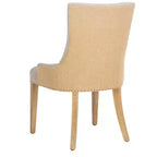 Sedia da pranzo Becca 19 H con finitura a borchie - MCR4502 - Safavieh Couture