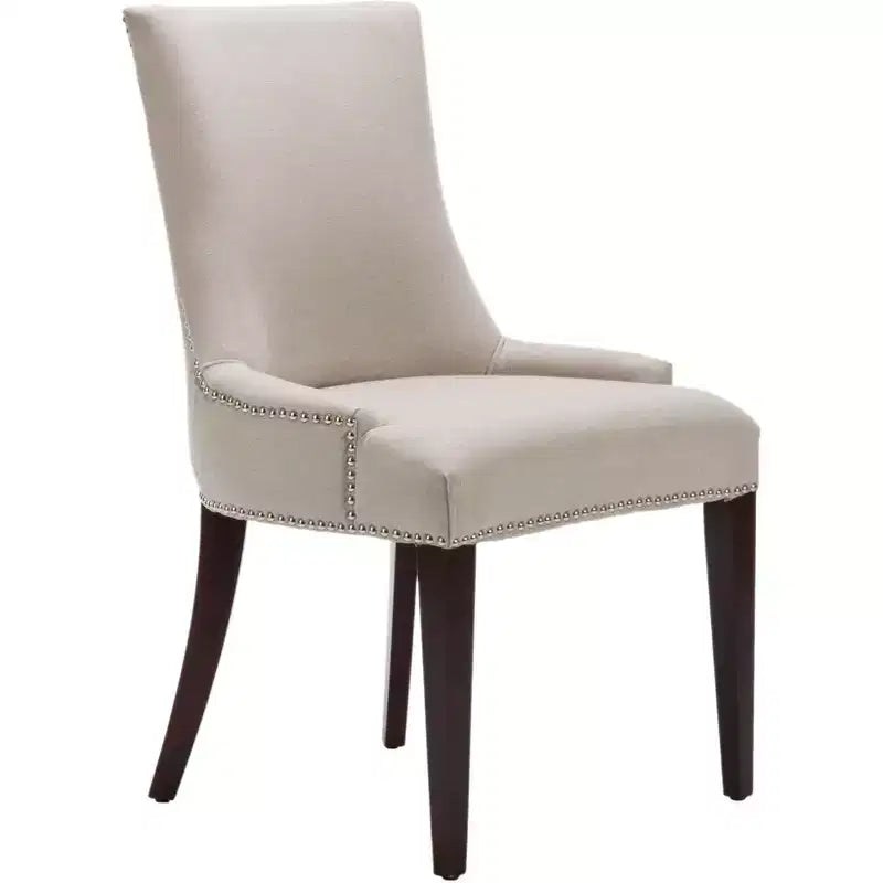 Sedia da pranzo Becca 19 H con finitura a borchie - MCR4502 - Safavieh Couture