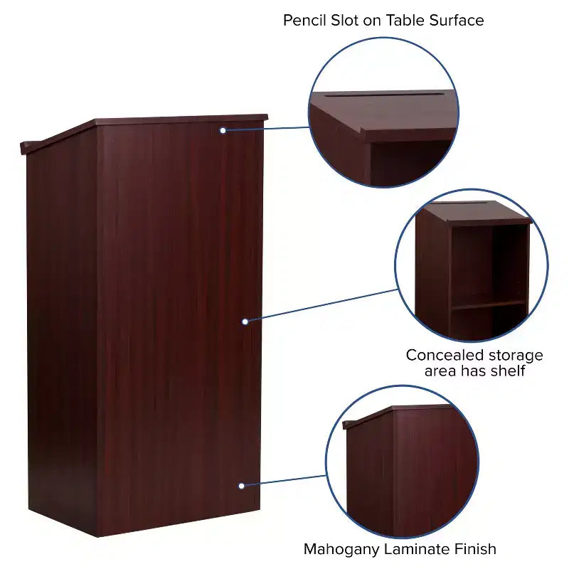 Leggio in legno da terra Flash Furniture