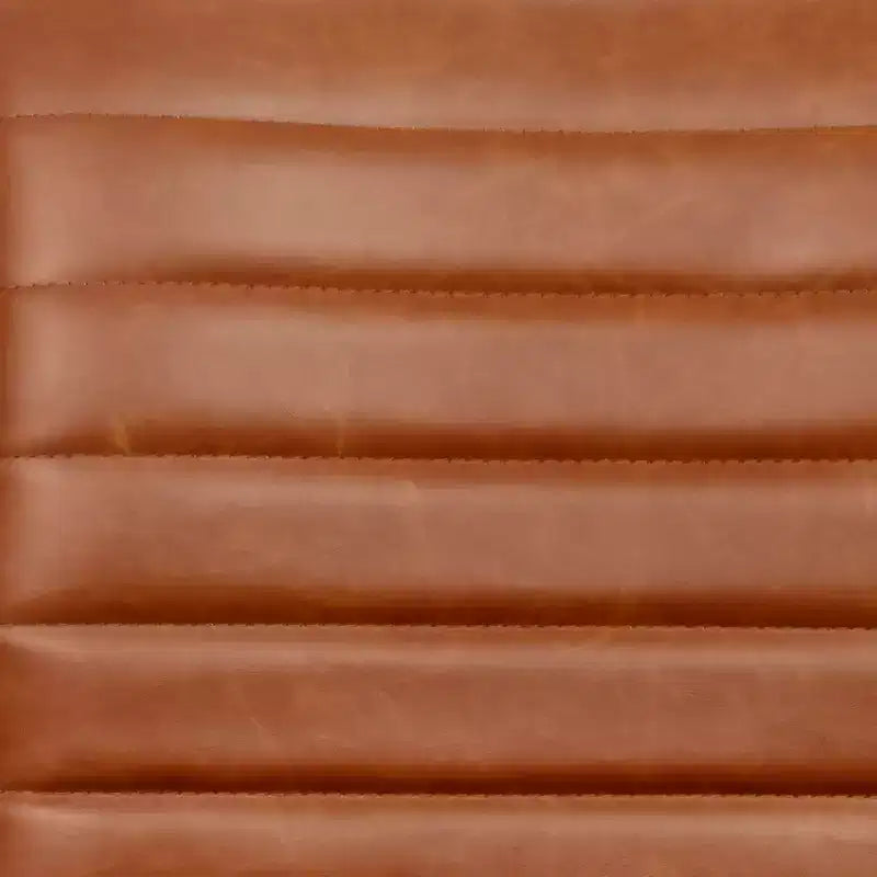 Sedia da ufficio girevole Flash Furniture con schienale basso, senza braccioli, a costine, di design