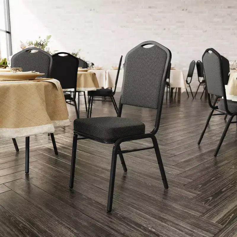 Sedia impilabile da banchetto Flash Furniture HERCULES Series Crown Back