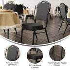 Sedia impilabile da banchetto Flash Furniture HERCULES Series Crown Back