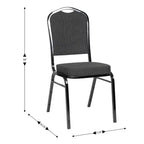Sedia impilabile da banchetto Flash Furniture HERCULES Series Crown Back