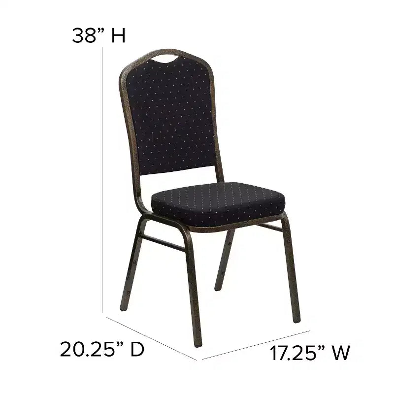 Sedia impilabile da banchetto Flash Furniture HERCULES Series Crown Back