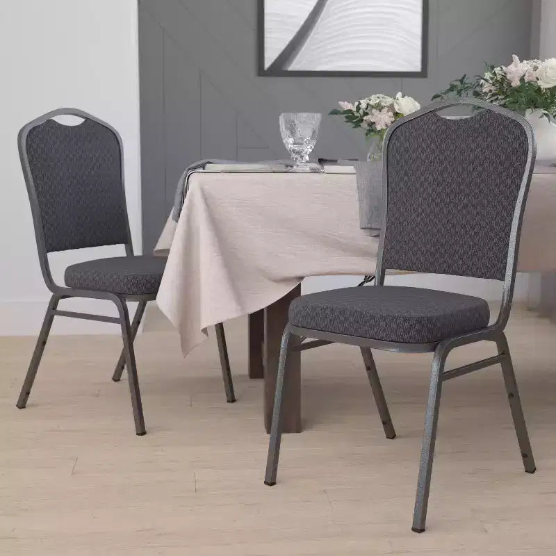 Sedia impilabile da banchetto Flash Furniture HERCULES Series Crown Back