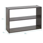 Mobile contenitore a due ripiani fronte-retro ECR4Kids Streamline, 61 cm, arredamento per aula