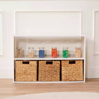 Mobile contenitore a due ripiani fronte-retro ECR4Kids Streamline, 61 cm, arredamento per aula